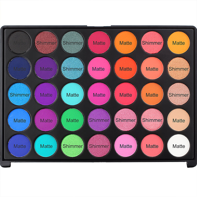 DE'LANCI 35 Colors Matte Shimmer Eyeshadow Makeup Palette