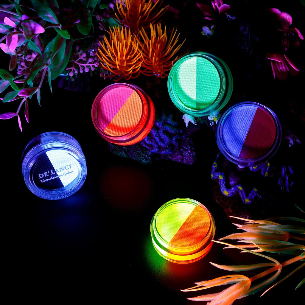 Face & Body Panit UV Split Cake Neon Body Painting Kit